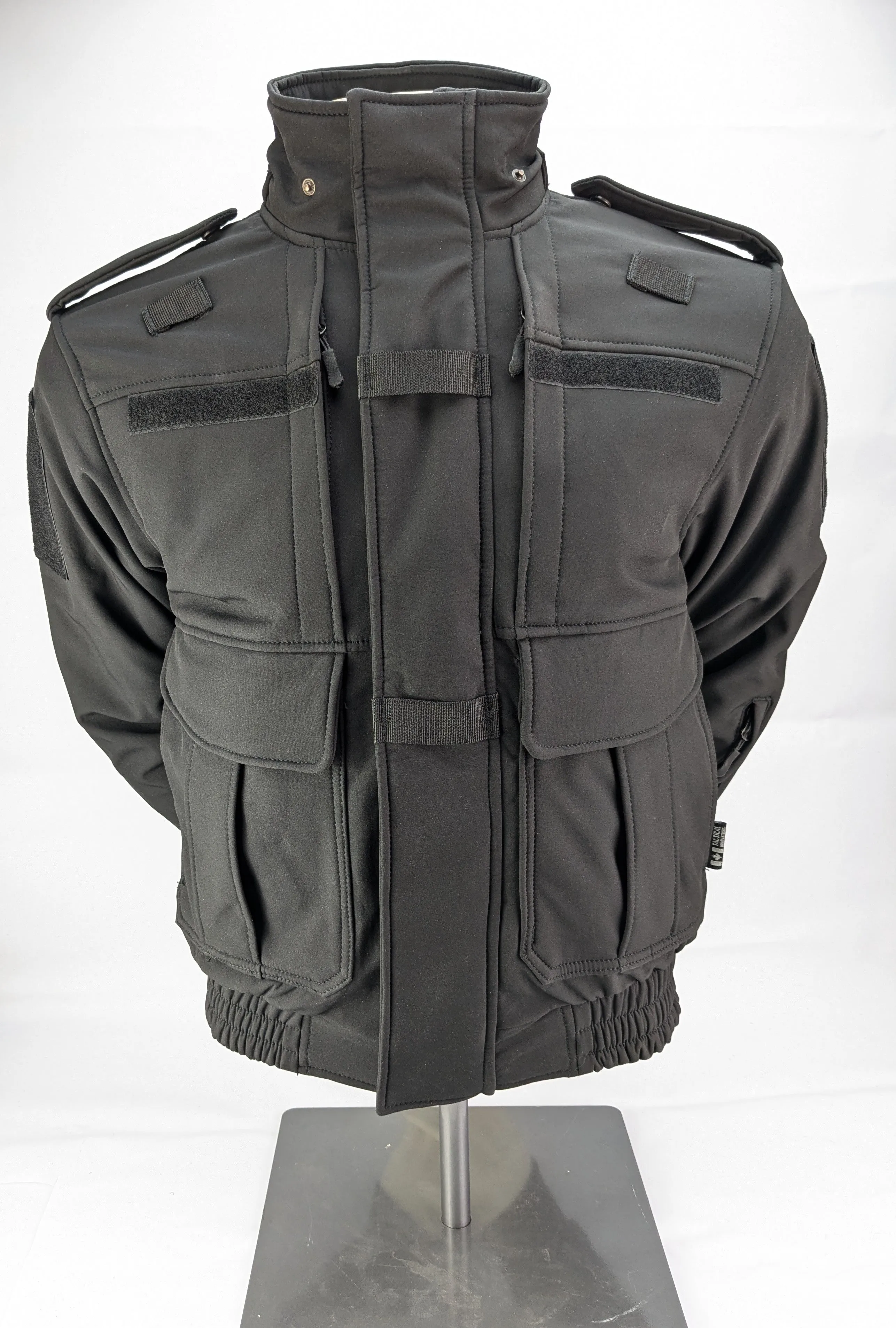 Versatile 5-in-1 Soft Shell Jacket with Detachable Velcro Pull-Outs