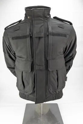 Versatile 5-in-1 Soft Shell Jacket with Detachable Velcro Pull-Outs