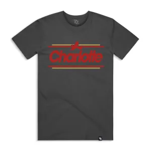 704 Shop Charlotte Cardinal Tee - Coal/Multi (Unisex)