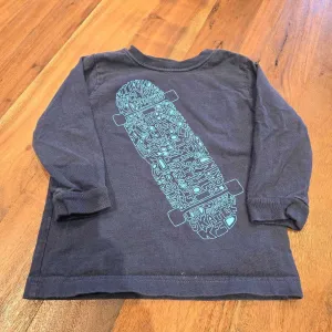 Babies R Us blue skateboard cotton longsleeve 18m