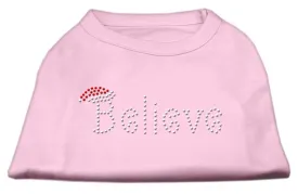 Believe Rhinestone Shirts Light Pink XL (16)