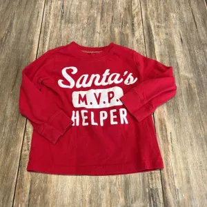 Carters Santa MVP Red longsleeve 2T