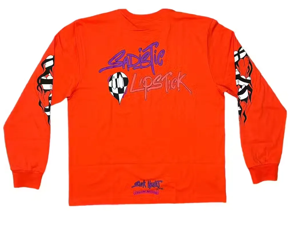 High-Quality Chrome Hearts Matty Boy Sick Heart Long Sleeve Pocket T-Shirt