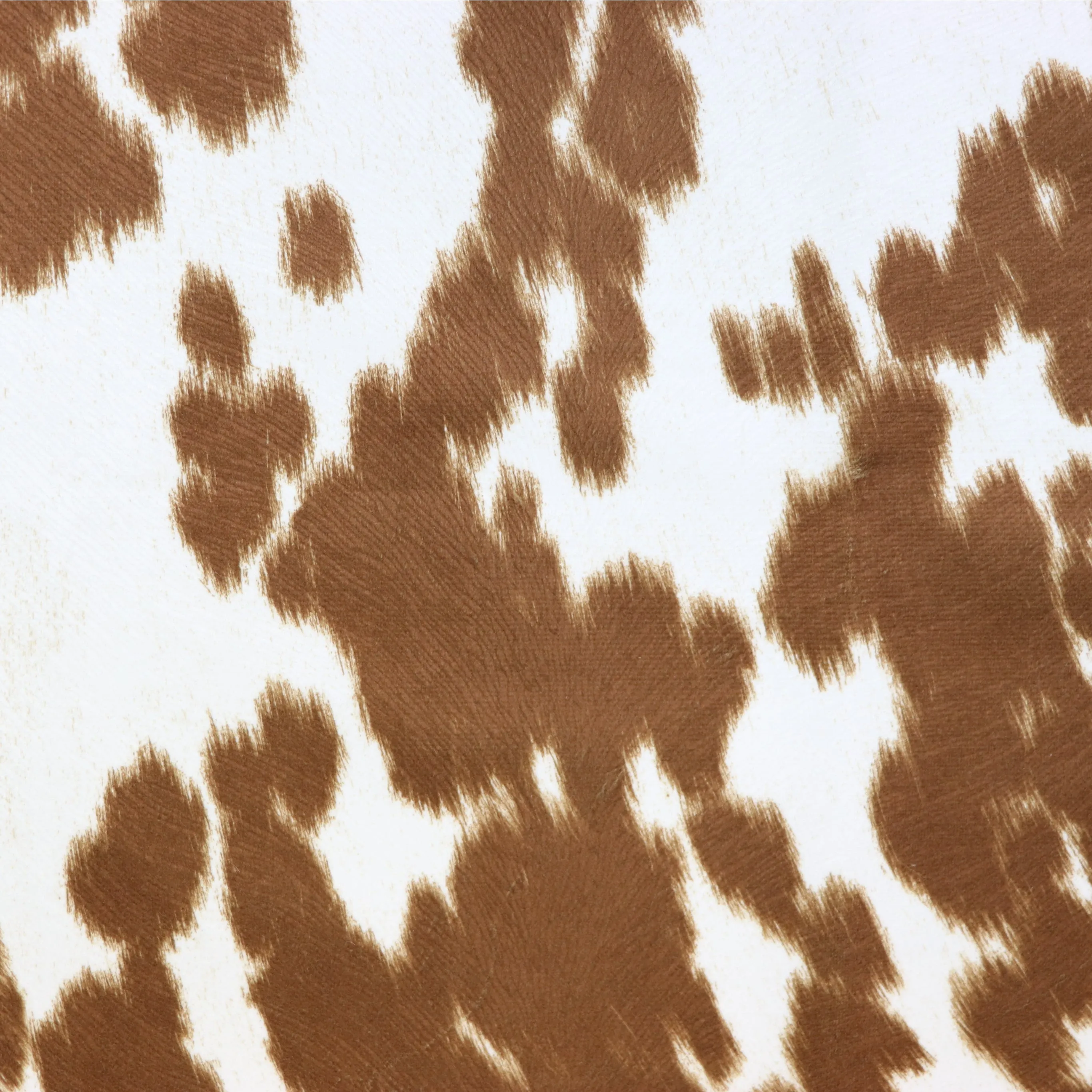 Cow Cream Bronze Faux Fur