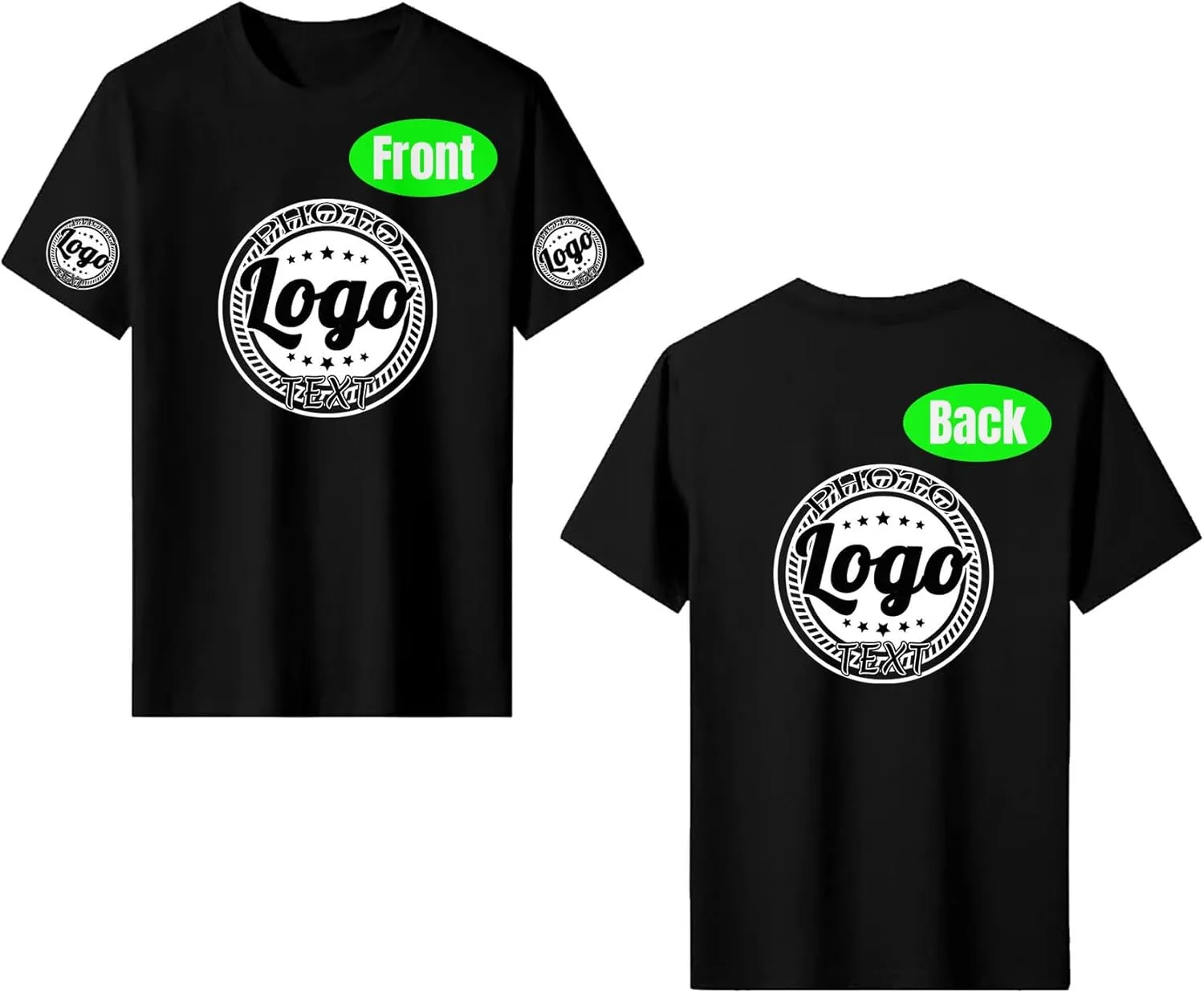 Custom T Shirts with Your Text Logo Photo Personalized T Shirts Custom Shirt Design Your Own Custom Tee Shirt