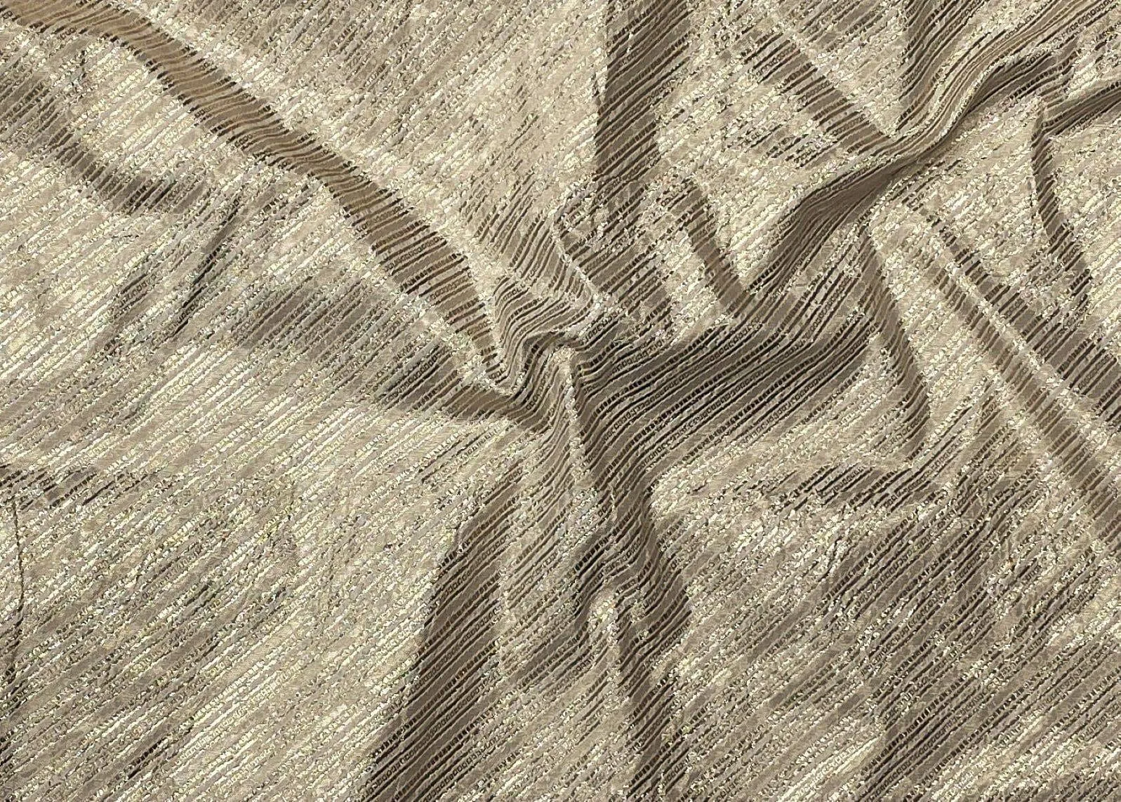 Diagonal Stripes Metallic Brocade - END OF LINE