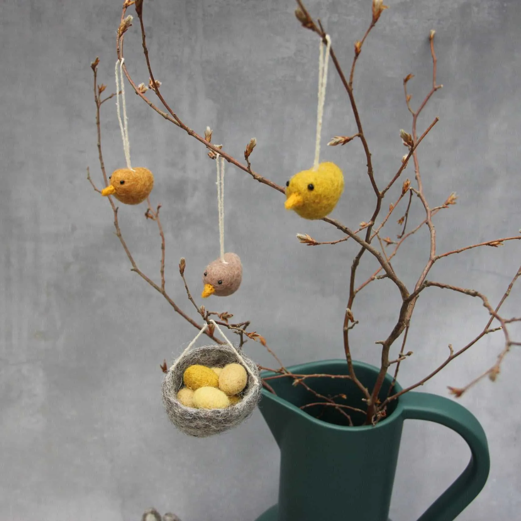 En Gry & Sif Felt Mini Birds - Set of 3