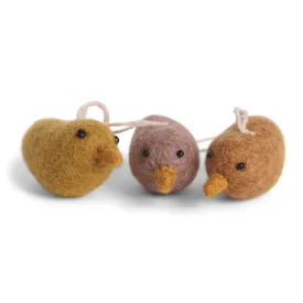 En Gry & Sif Felt Mini Birds - Set of 3