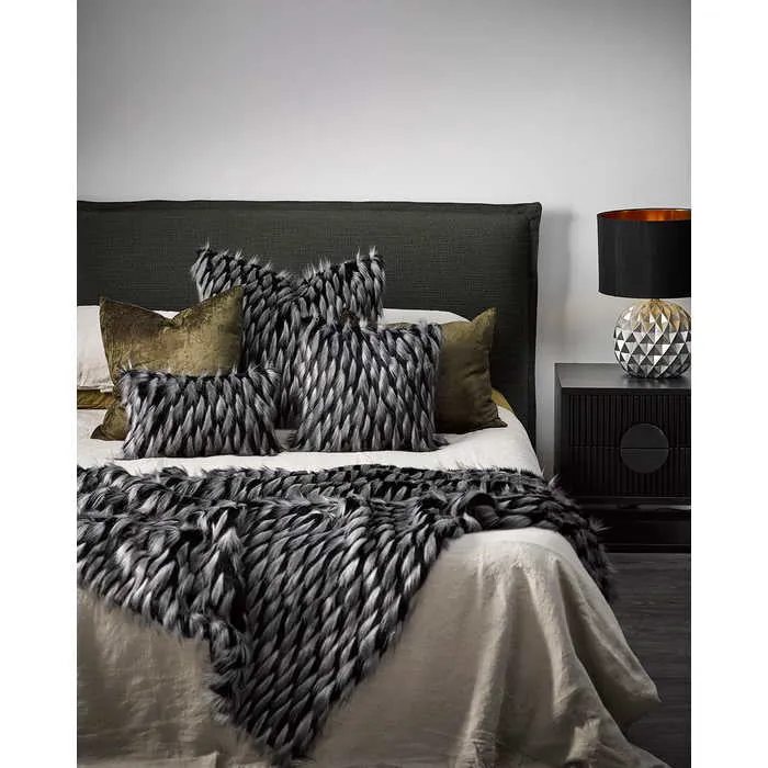 Guinea Fowl Throw (Faux Fur)