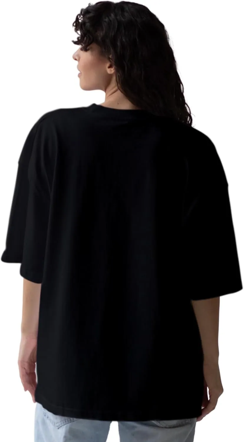 Independent Anime Oversized T-Shirts for Women, 100% Cotton T-Shirts, Perfect for Casual Wear & Gifting | WB.6.68