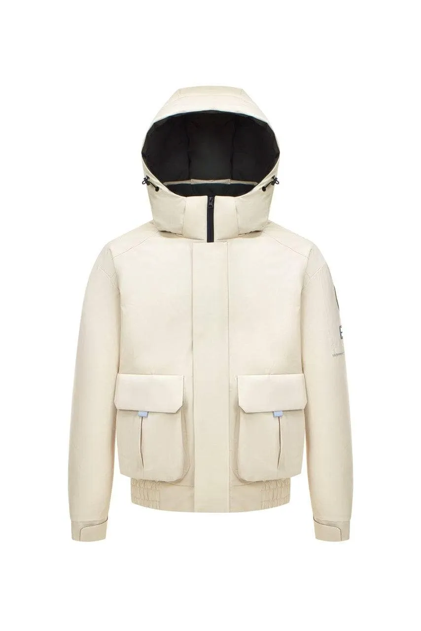 Mens Down Jacket with Hood 5427