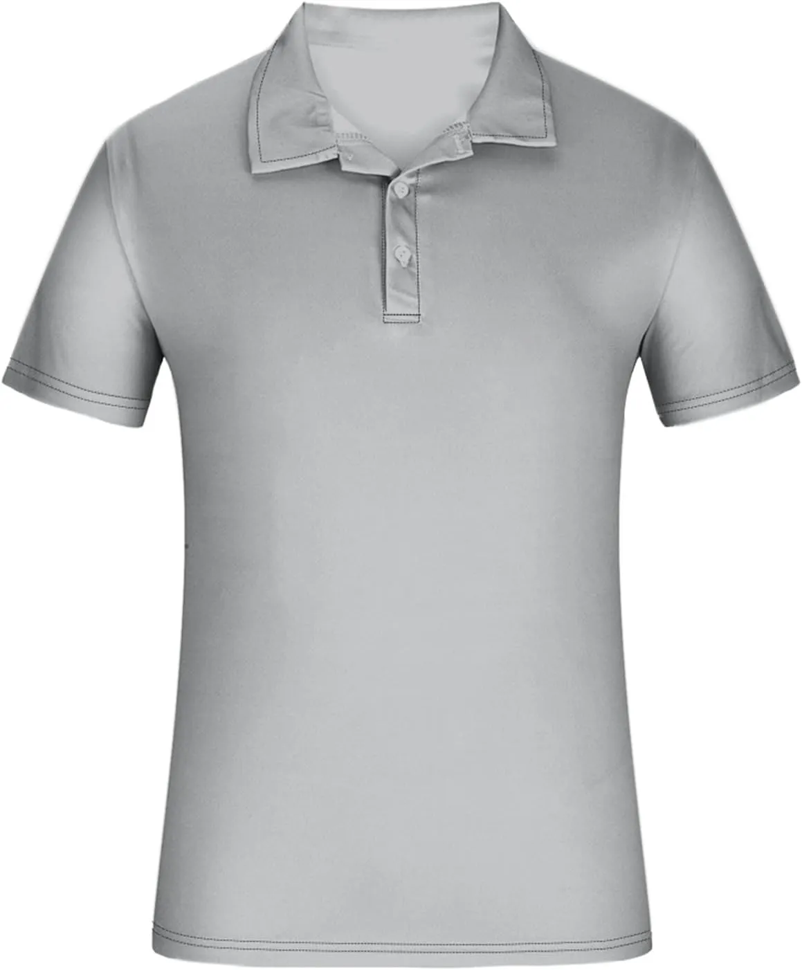 Men's Slim fit Breathable Solid Golf Polo with Pocket Summer Plain Short Sleeve Casual Fashion Shirt