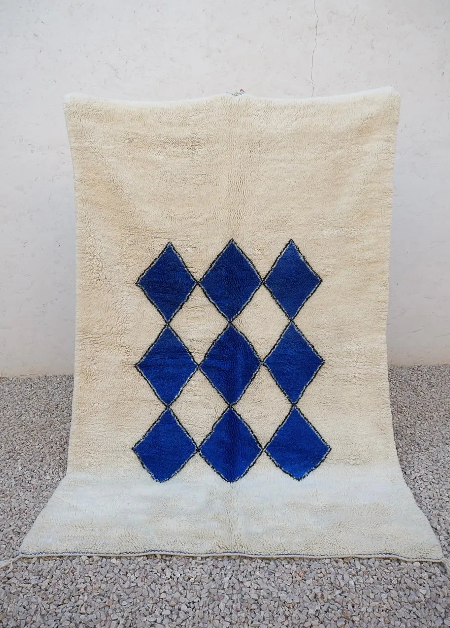 Mrirt Beni Ourain Rug “Denver” 8’ 8” x 5’ 9”