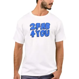 Nutcase Designer Round Neck Men's T-Shirt Wrinkle-Free Poly Cotton Tees - 2 Fab 4 You