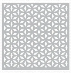 Tiled Stars Stencil