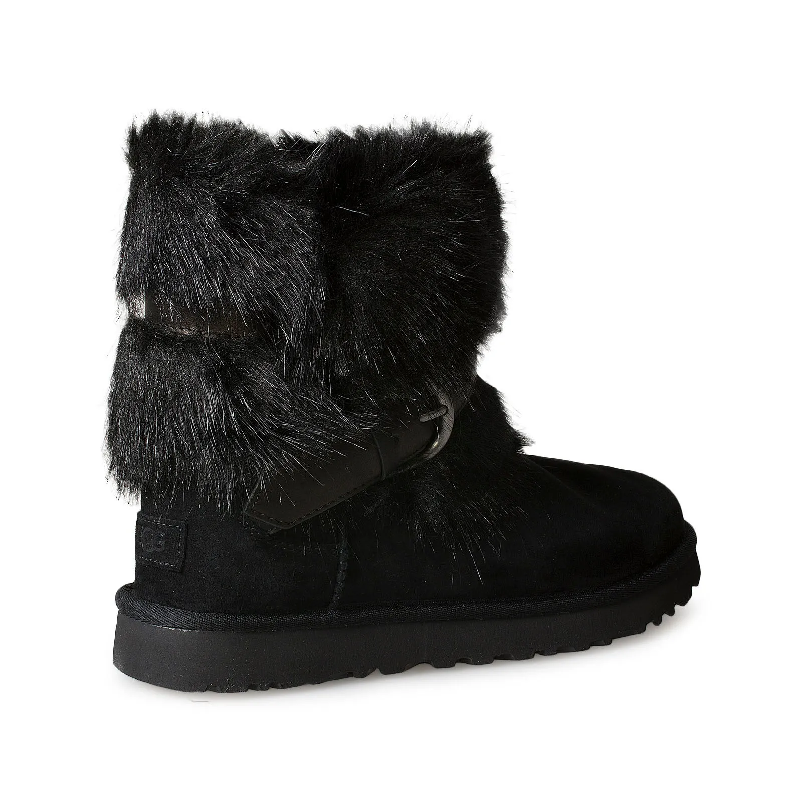 Black UGG Womens Classic Buckle Mini Boots - Miniimize & Optimize
