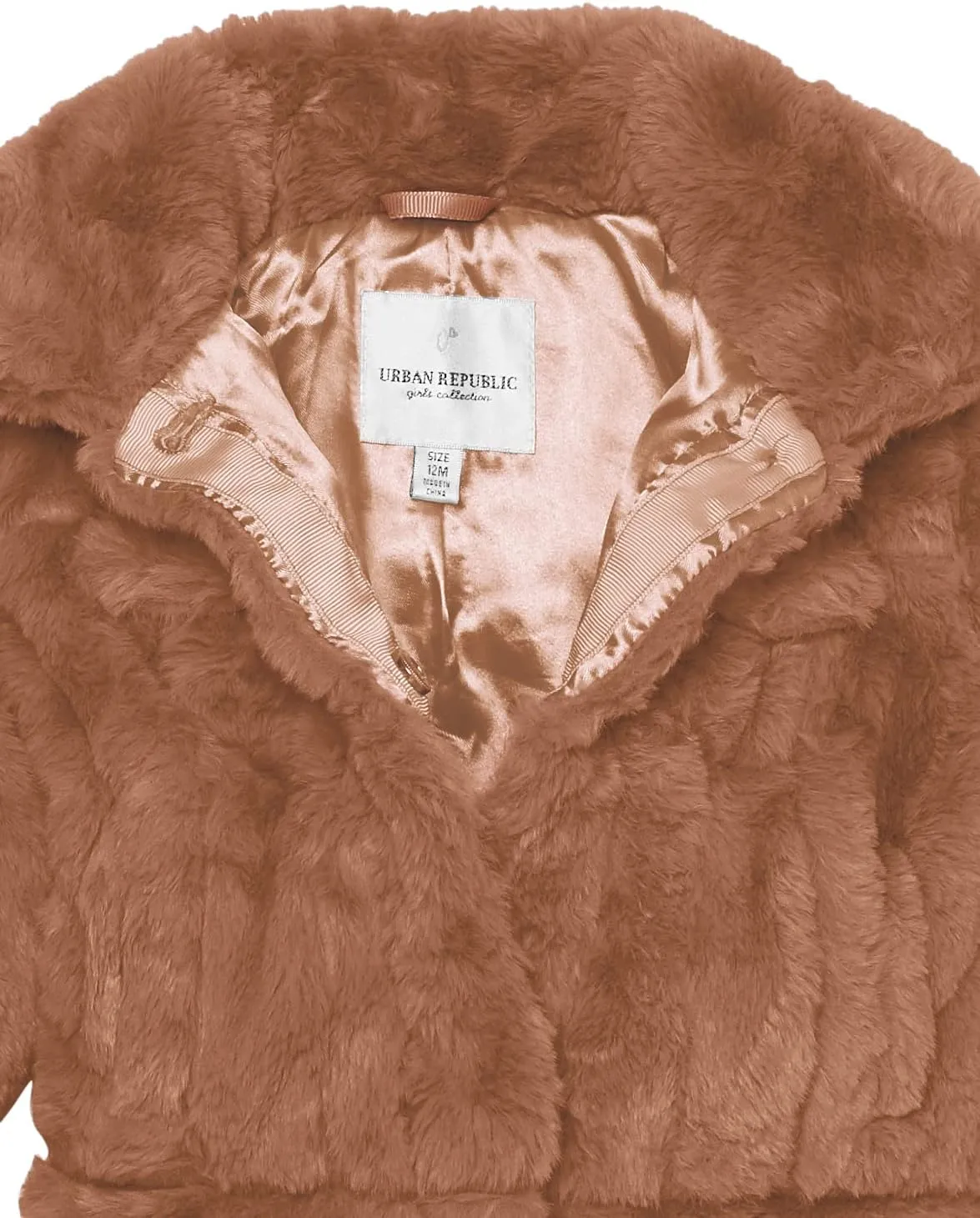 URBAN REPUBLIC Baby Girls Faux Fur Jacket