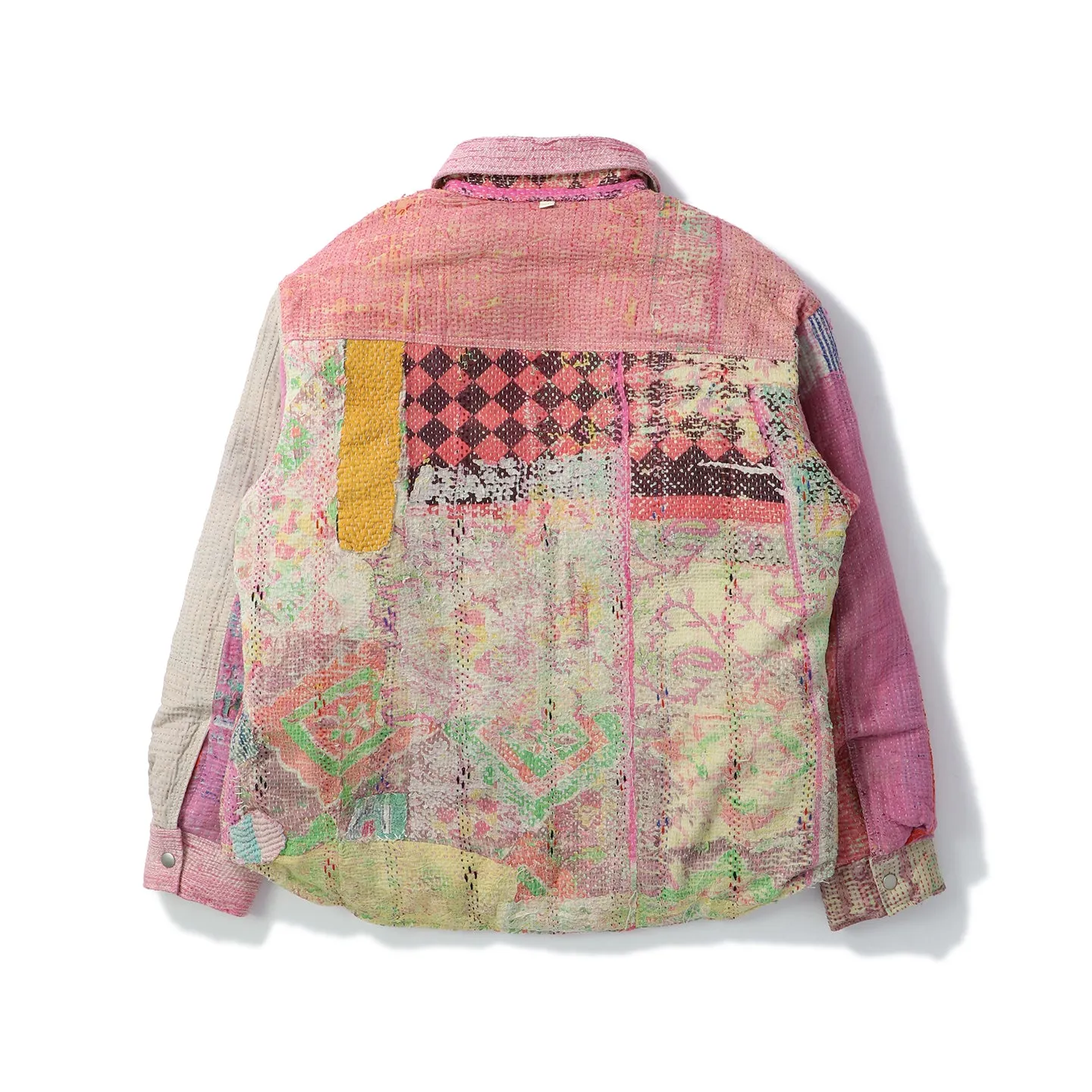 VINTAGE KANTHA QUILT DOWN SHIRTS