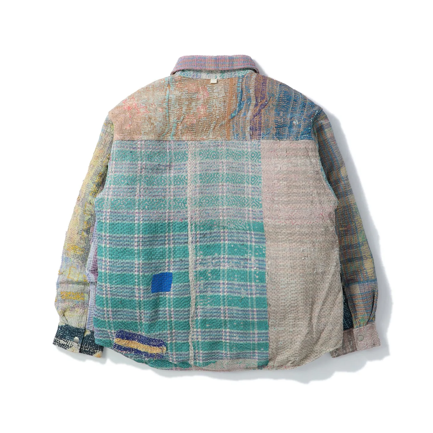 VINTAGE KANTHA QUILT DOWN SHIRTS