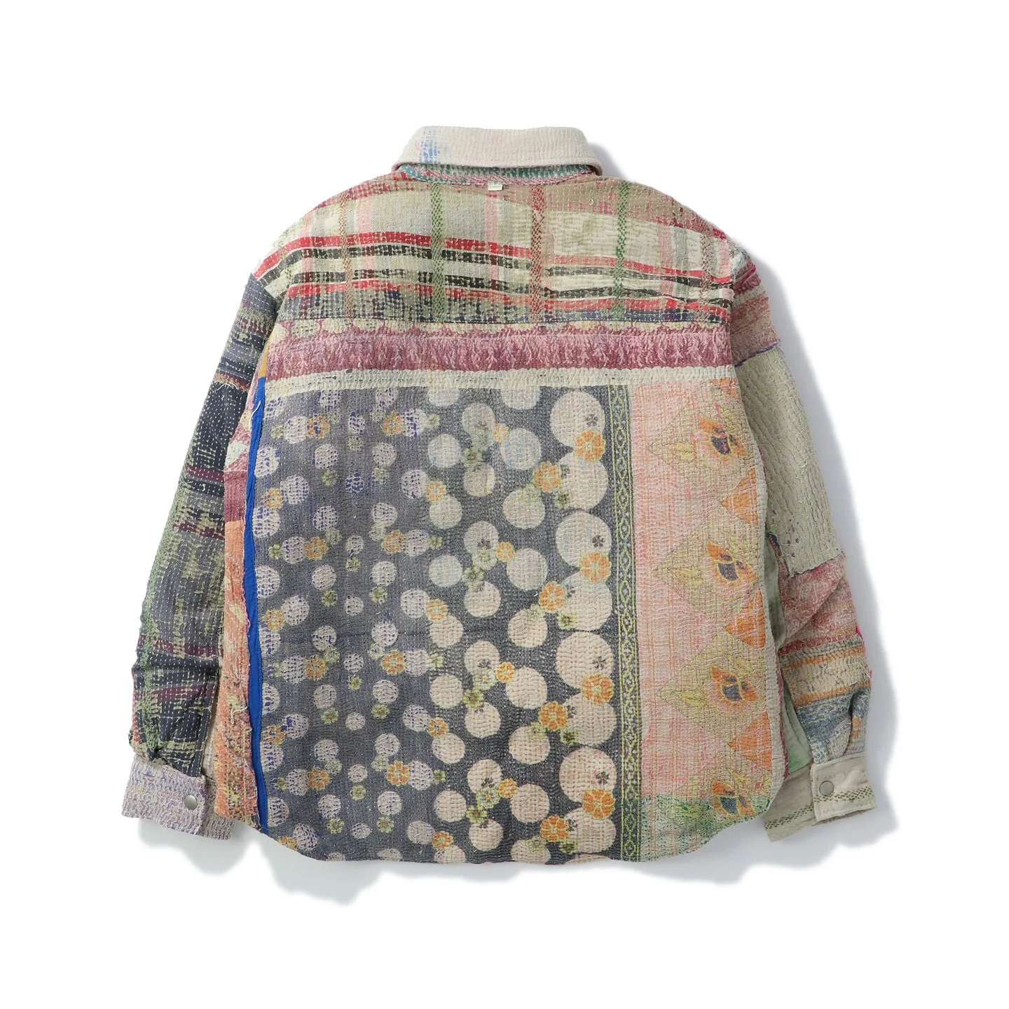 VINTAGE KANTHA QUILT DOWN SHIRTS
