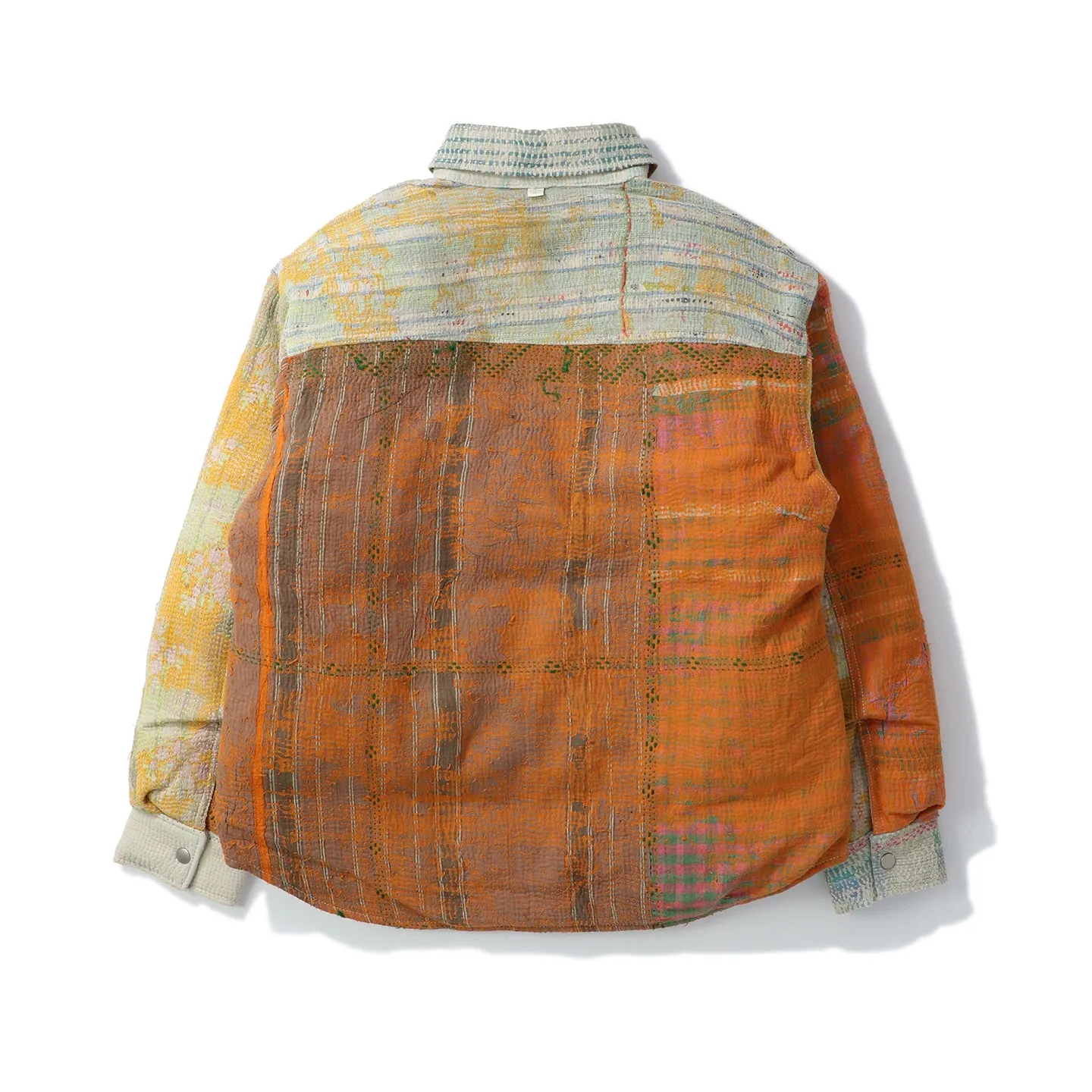 VINTAGE KANTHA QUILT DOWN SHIRTS