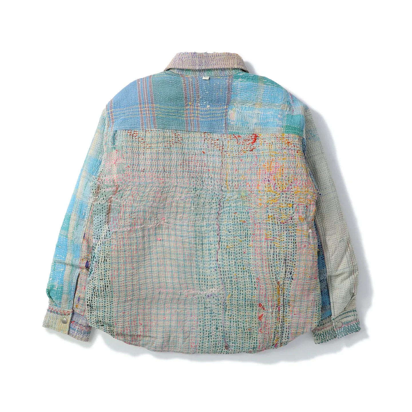 VINTAGE KANTHA QUILT DOWN SHIRTS