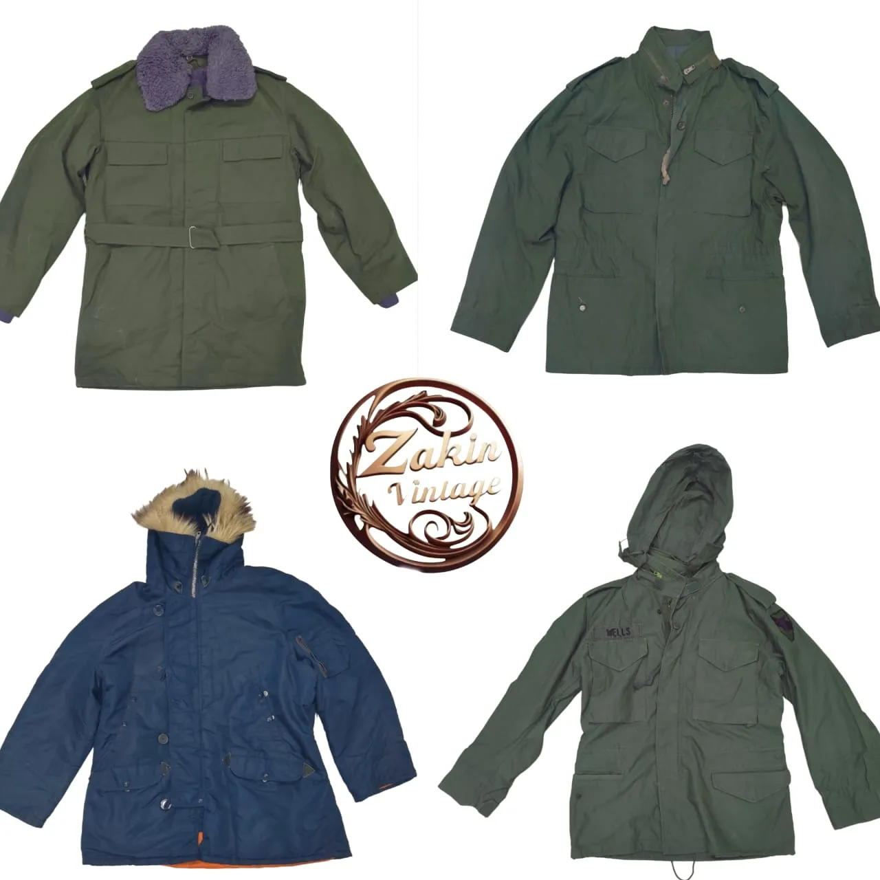 Vintage old army jackets