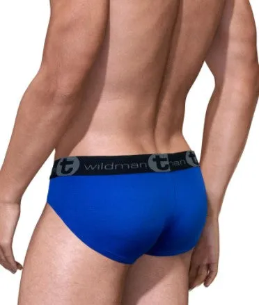 WildmanT Big Boy Pouch Mesh Briefs for Men - Extra Large - Comfortable Red, White, and Blue Design