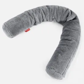 XXL Cuddle Cushion - Teddy Faux Fur Dark Grey